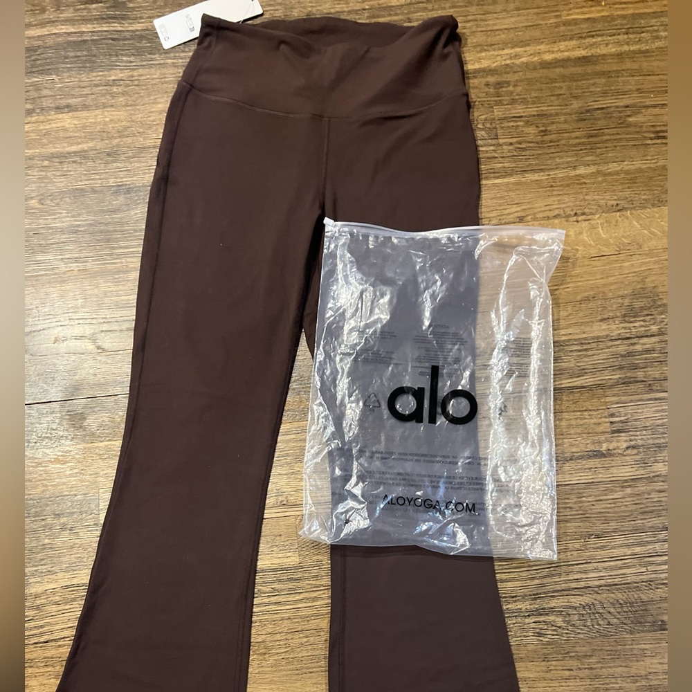 NWT Yoga Brown  Boot Cut Pants size 10